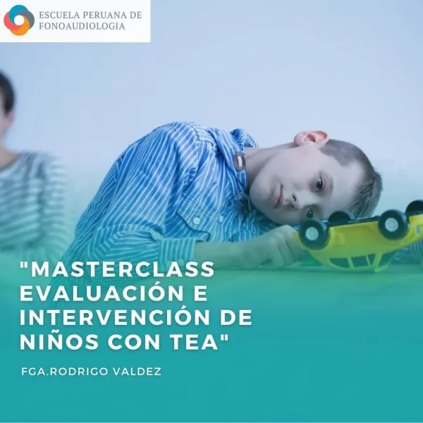 MASTERCLASS EVALUACIÓN E INTERVENCIÓN DE NIÑOS CON TEA